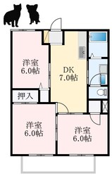 サンメゾン太子の物件間取画像